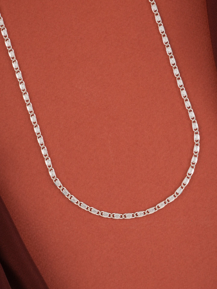 Cutting Valentino Link Silver Chain