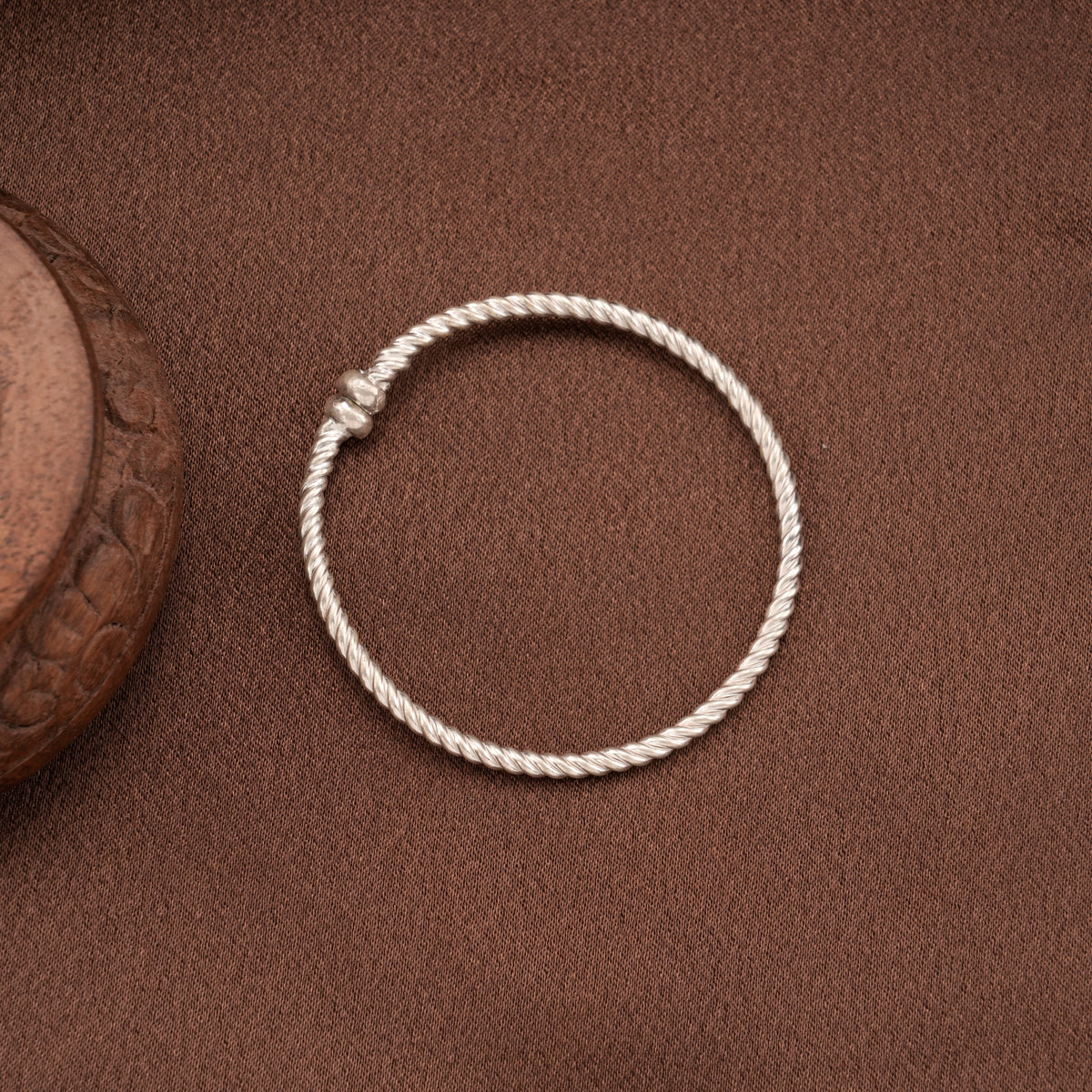 Tiny Rope Design Silver Baby Thandai