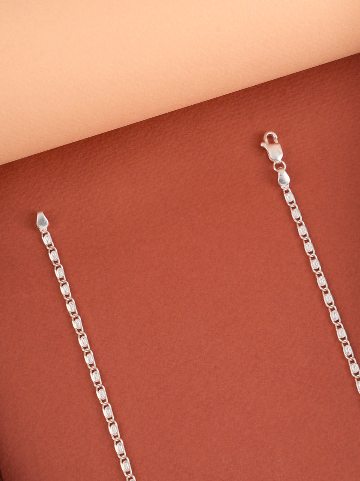 Cutting Valentino Link Silver Chain