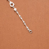 Radiant Women’s Red Stone Silver Bracelet