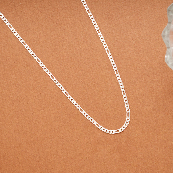 Classic Curb Link Silver Men's Chain