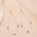 Traditional Evil Eye Silver Anklet
