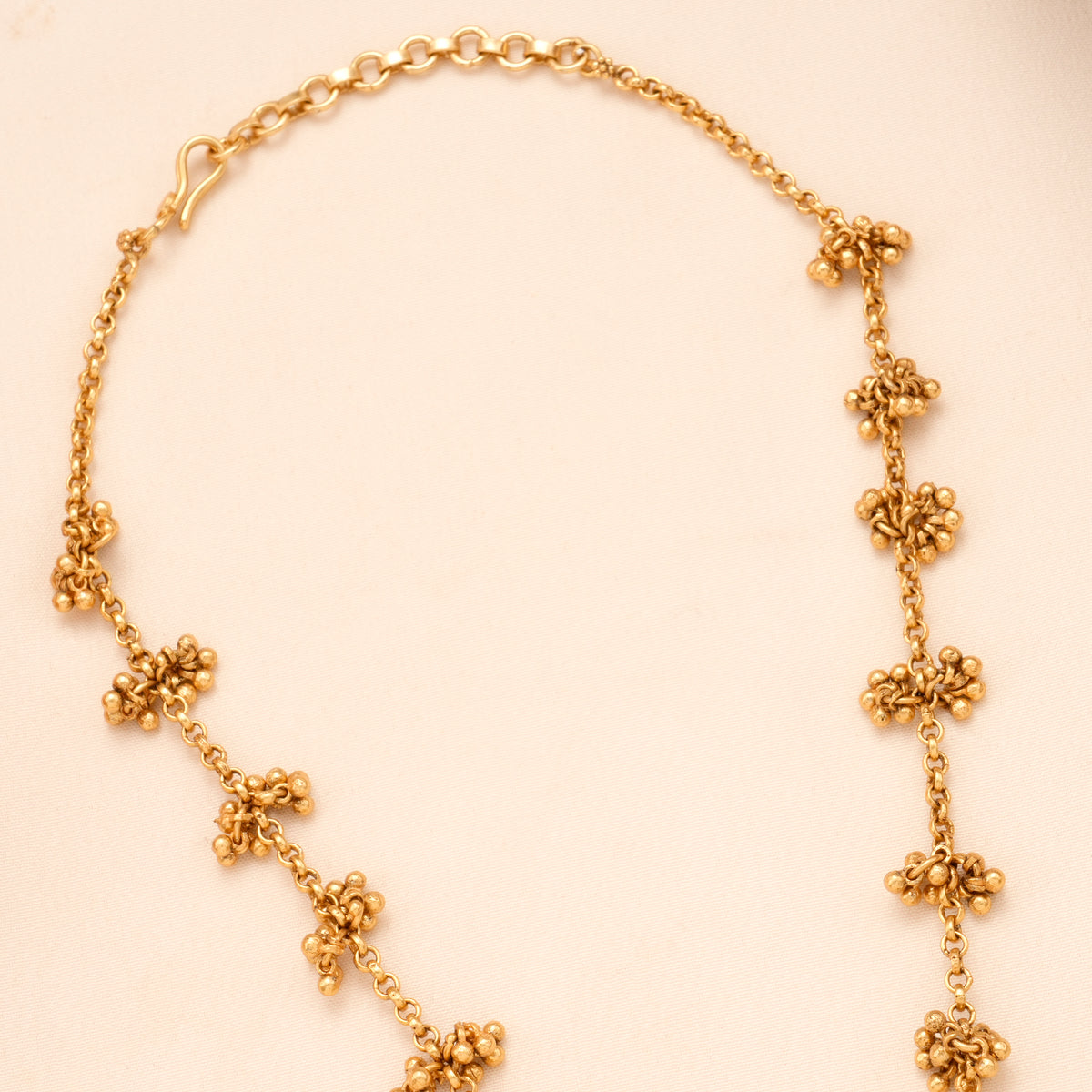 Antique Ruby Peacock Pendant Golden Necklace Set