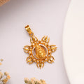 Devotional Lord Shiva Golden Pendant