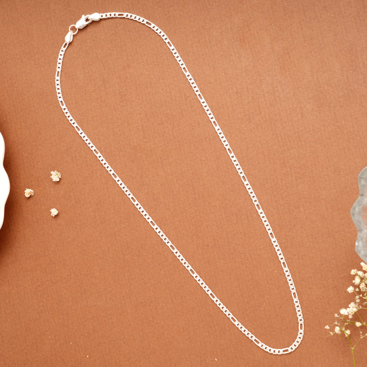 Classic Curb Link Silver Men's Chain