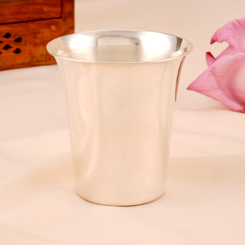 Shining Pattern Silver Tumbler
