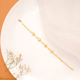 Golden Sunbeam Silver Bracelet