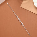 Radiant Women’s Red Stone Silver Bracelet