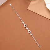 Radiant Women’s Red Stone Silver Bracelet