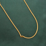 Classic Ball Cut Mugappu Gold Chain