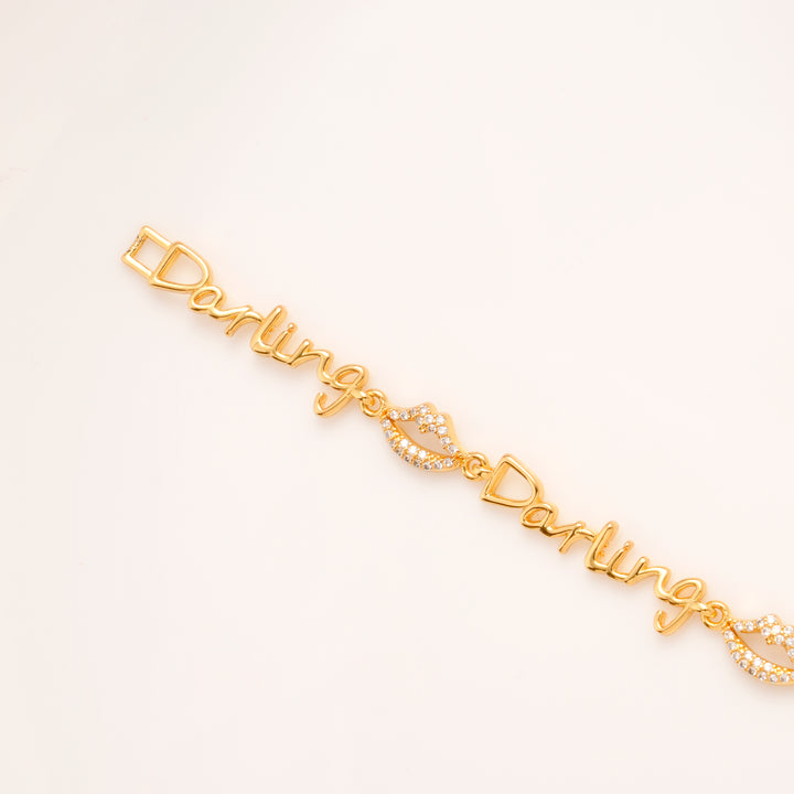 Darling Kiss Gold Plated Bracelet