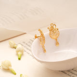 Classic Butterfly Design Golden Earring