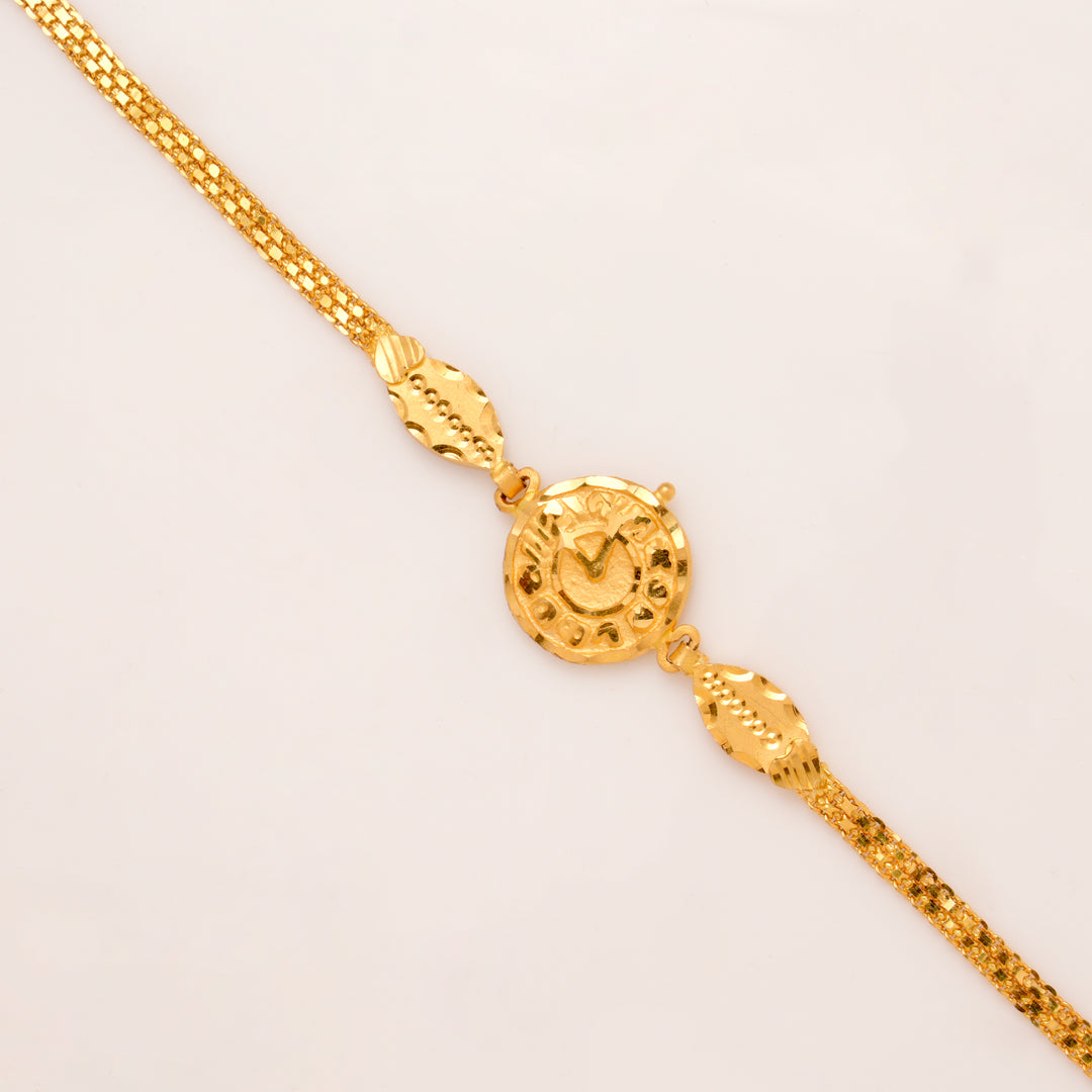 Elegant Watch Design Gold Bracelet