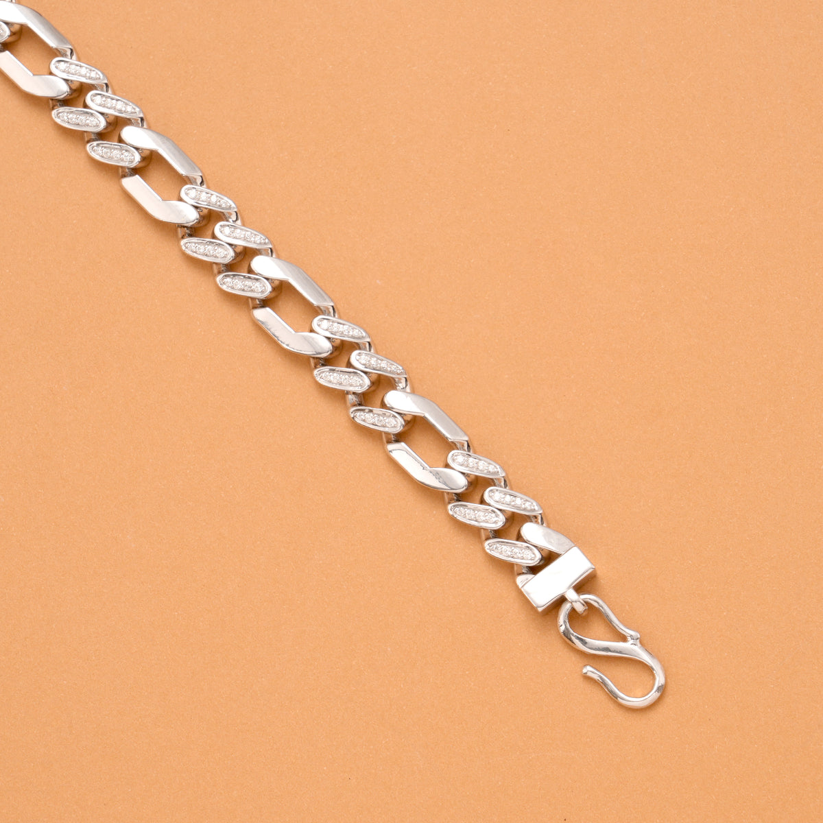 Stylish Sachin  Silver Bracelet