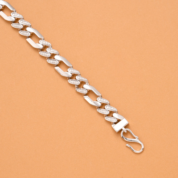 Stylish Sachin  Silver Bracelet