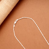 Tiny Charm Silver Bead Link Women’s Chain