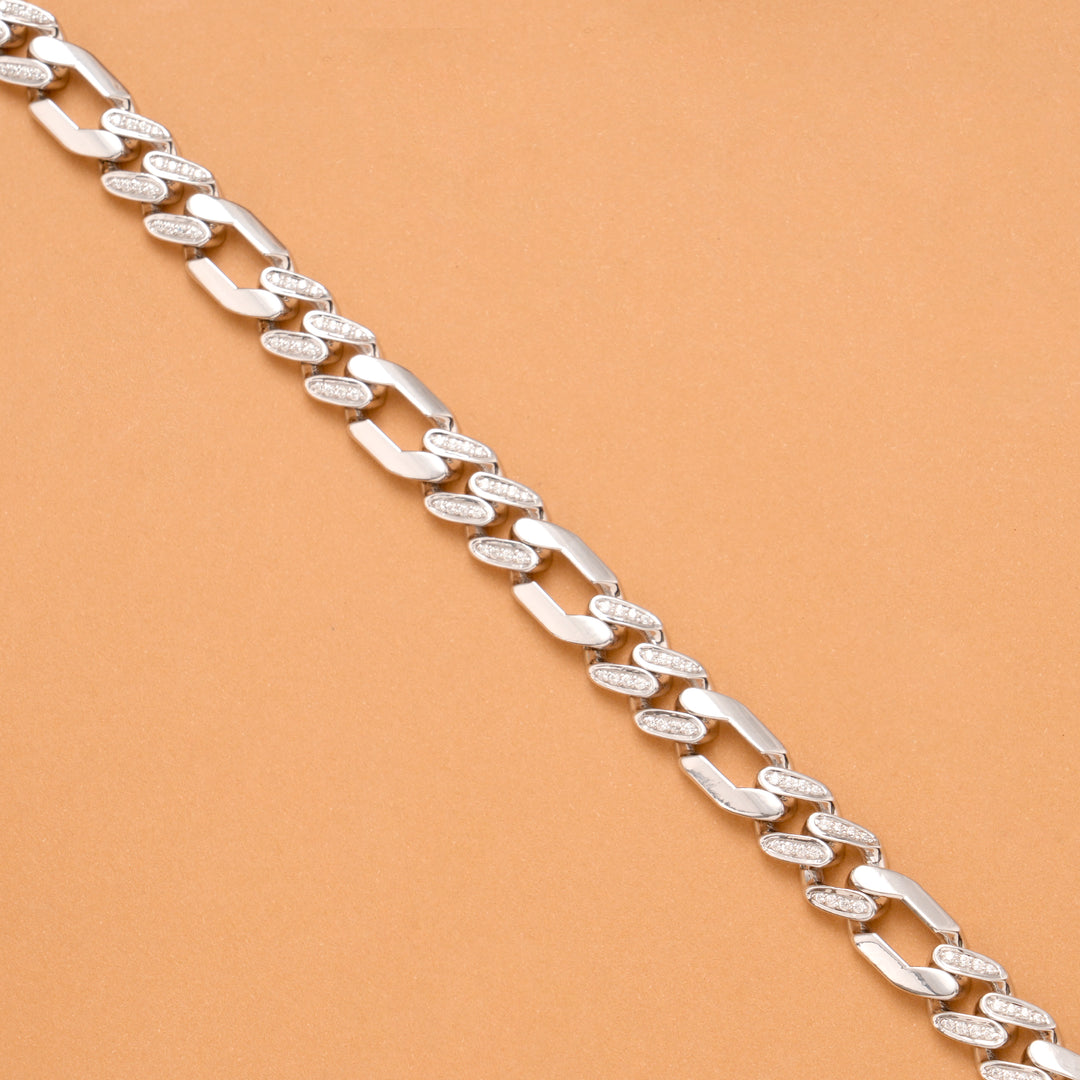 Stylish Sachin  Silver Bracelet