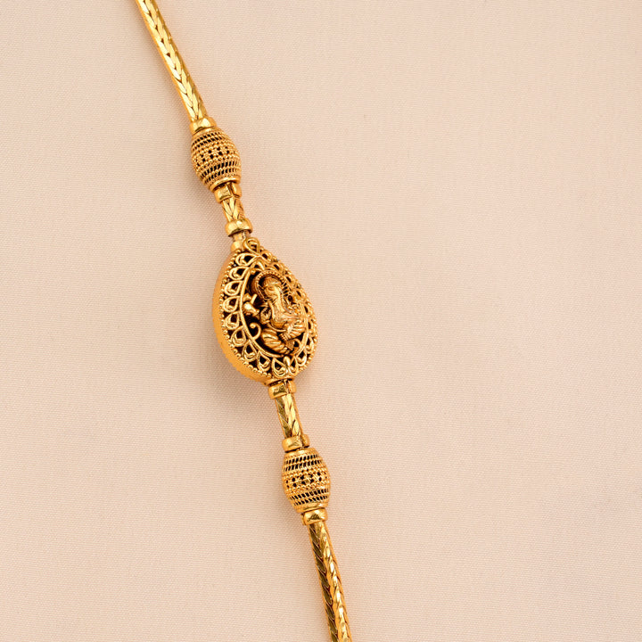 Majestic Vinayaka Gold Plated Mugappu Chain