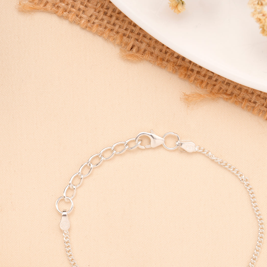 Penguin Enamel Baby Silver Bracelet