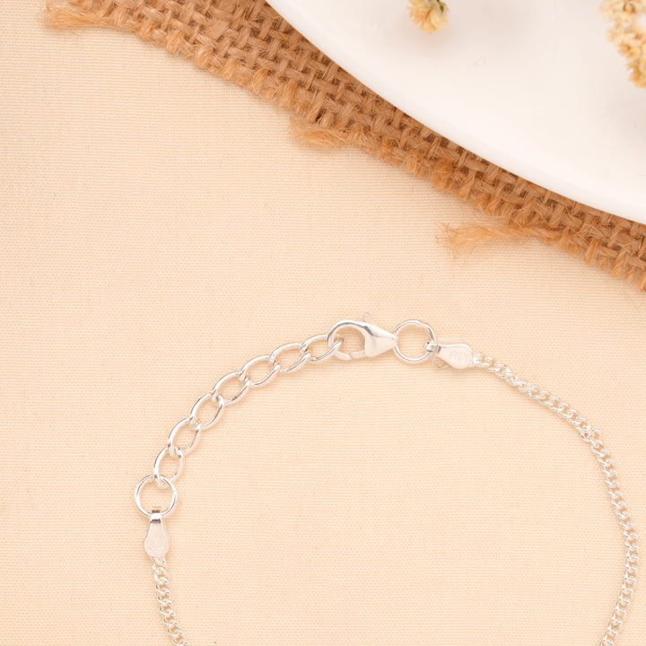 Penguin Enamel Baby Silver Bracelet