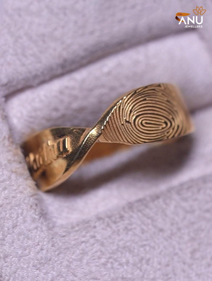 Hidden Infinity Name With Fingerprint Ring
