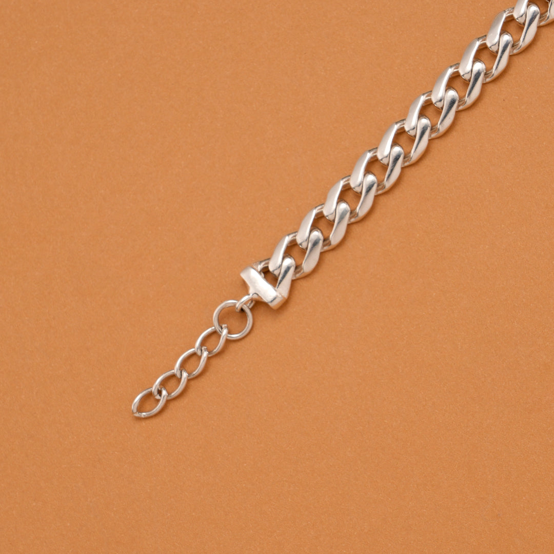 Lord Ganesha with Silver Kids Bracelet