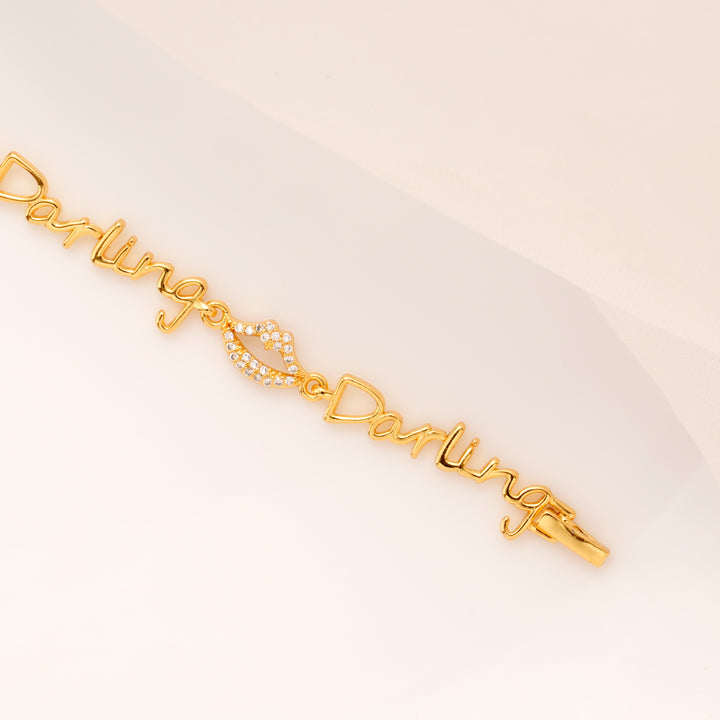 Darling Kiss Gold Plated Bracelet