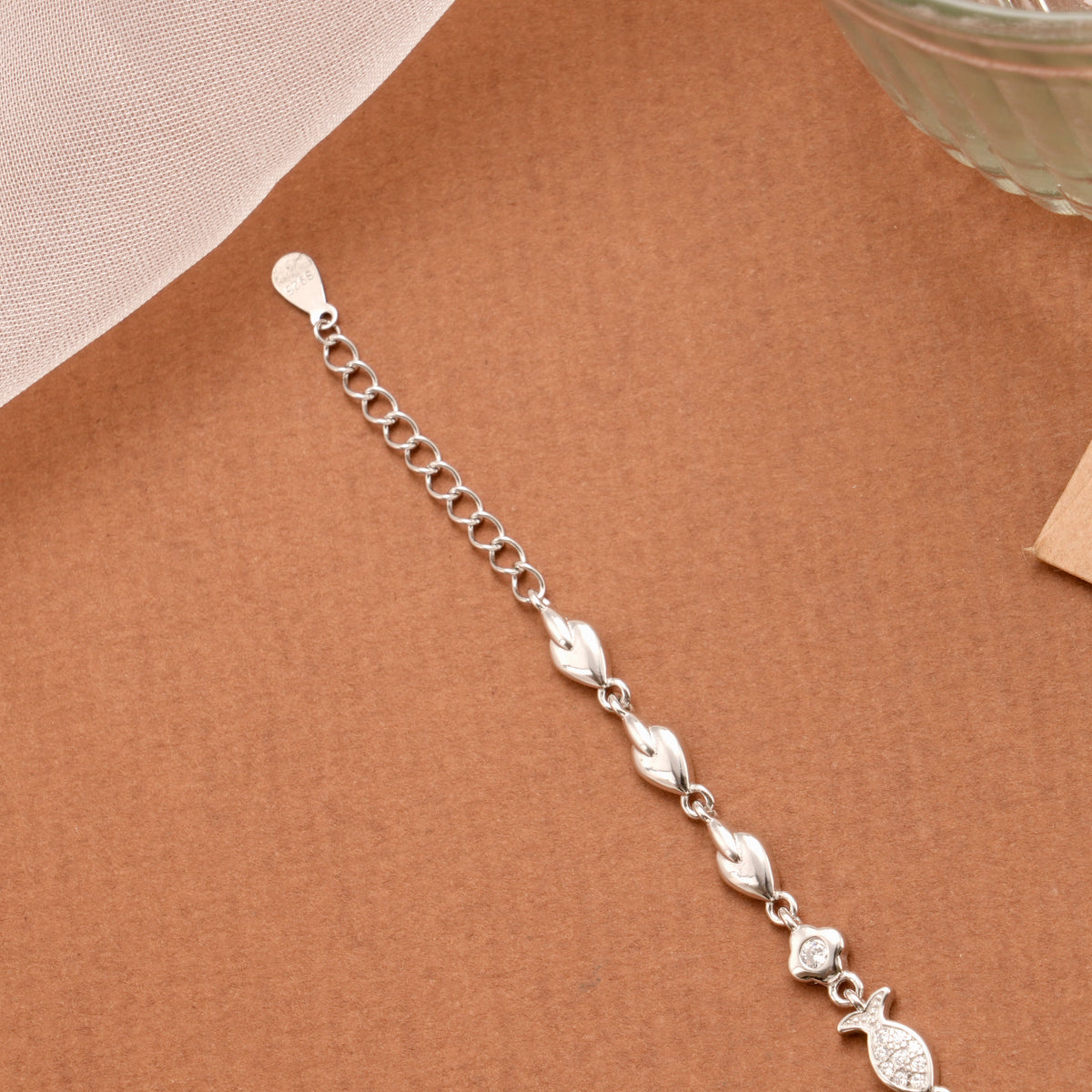 Fancy Fish Design Silver Women’s Bracelet