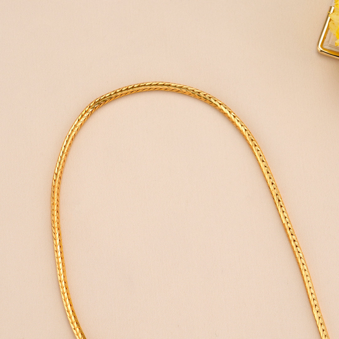 Majestic Vinayaka Gold Plated Mugappu Chain