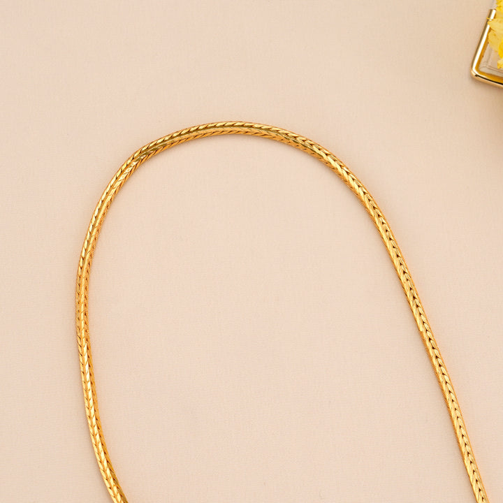 Majestic Vinayaka Gold Plated Mugappu Chain