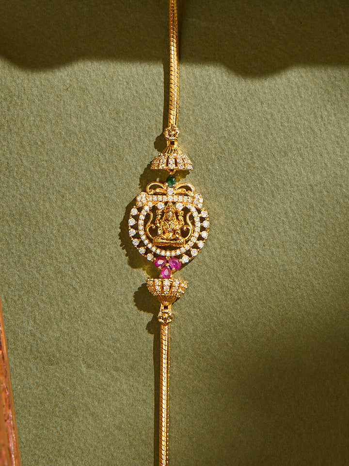 Divine Aura Lakshmi Mugappu Chain