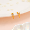 Minimal Triangle Gold Stud