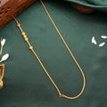 Classic Ball Cut Mugappu Gold Chain