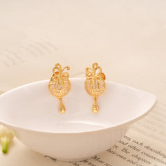 Classic Butterfly Design Golden Earring