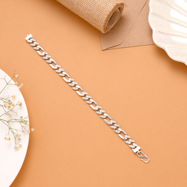 Stylish Sachin  Silver Bracelet