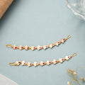 Bridal Red and White Stone Gold Mattal