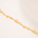 Princess Daughter Crown Golden Bracelet