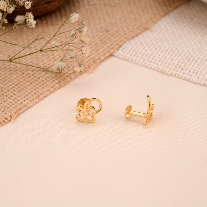 Butterfly Casting Stud Earrings