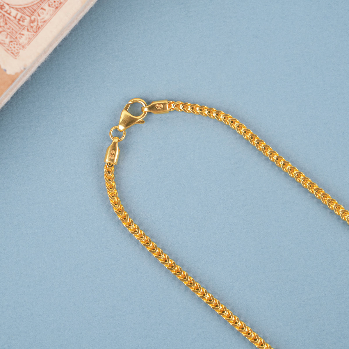 Elite Twisted Design Gold Chain
