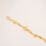 Princess Daughter Crown Golden Bracelet