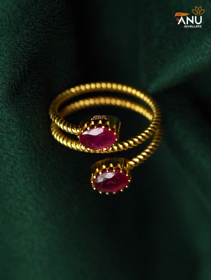 Blossom Ruby Heritage Gold Set