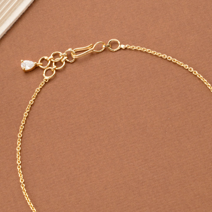 Heart Shape Flower Design Golden Necklace Set