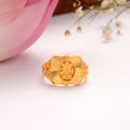 Ashok Stambh Design Golden Ring