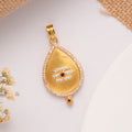 Divine Golden Vel Ruby Pendant
