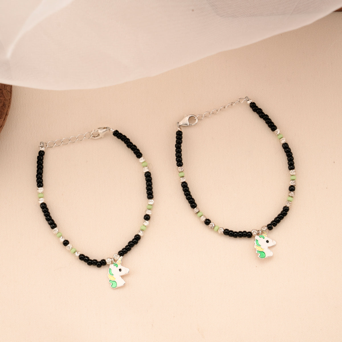 Kids Unicorn Silver Baby Bracelet