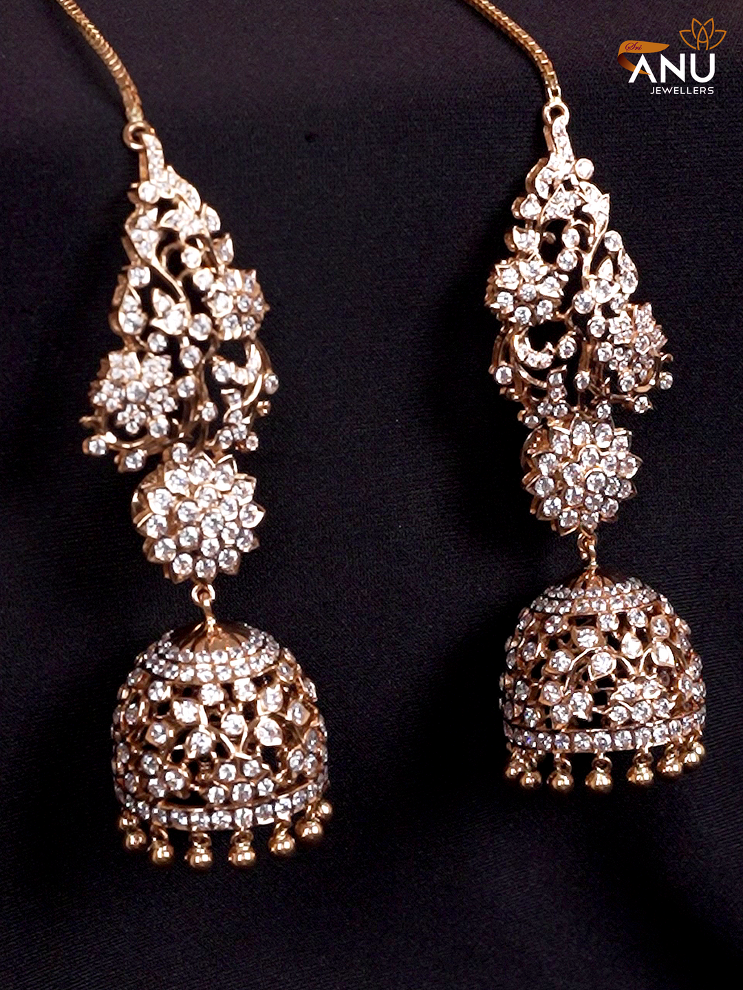 Personalised Khusboo Gold Earrings