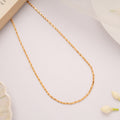 Classic Wheat Design Golden Chain