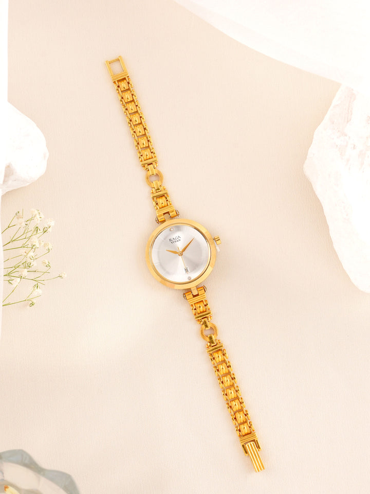Stylish 'Titan Raga' Gold women's  Watch