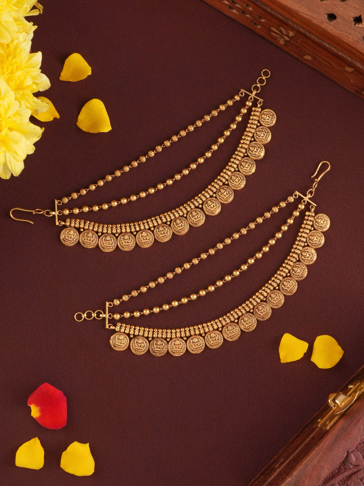 Triple Layered Balls with Lakshmi Coin Gold Mattal