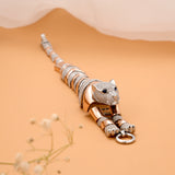 Royal Panther Silver Rose Gold Bracelet